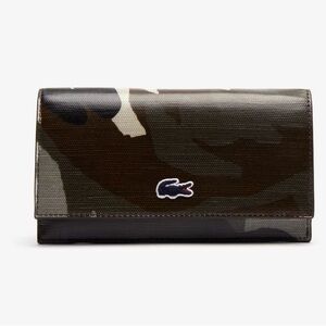 Lacoste Women’s Robert George Coated Print Canvas Wallet